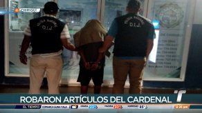 Un aprehendido por robo de artículos del cardenal Lacunza Un aprehendido por robo de artículos del cardenal Lacunza