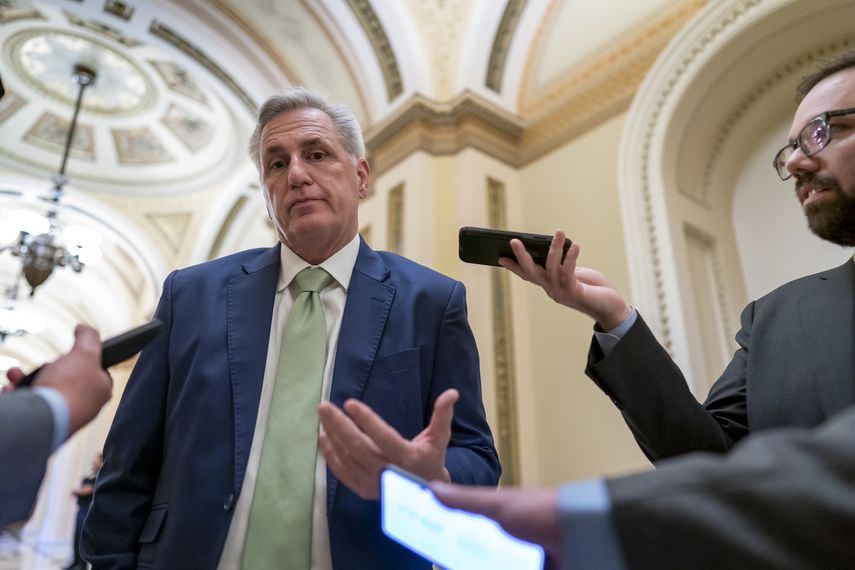 El dirigente republicano Kevin McCarthy﻿.