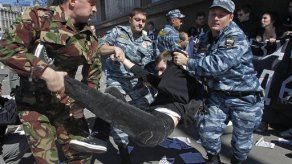 Más de 20 detenidos en Moscú en manifestación de protesta