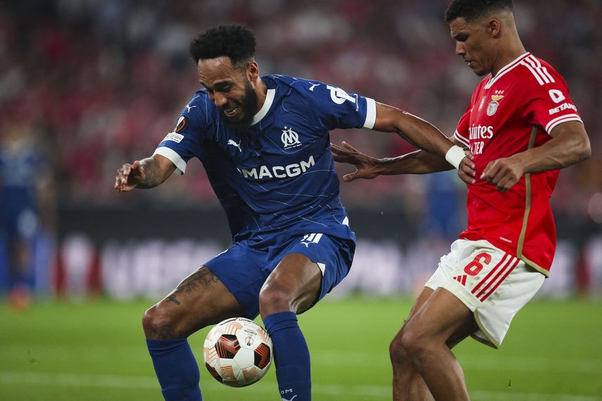 Europa League: Marsella de Michael Amir Murillo cayó ante Benfica