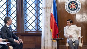 A la izquierda Antony Blinken, secretario de Estado de Estados Unidos.