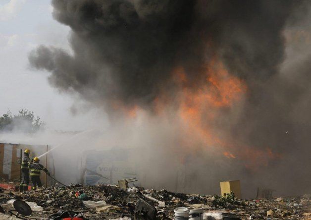 Incendio en Sudáfrica