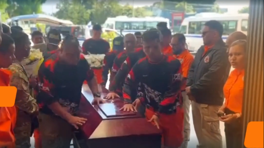 Dan último adiós al rescatista Eric Sera Castillo