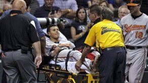 Manny Machado sufre lesión en la pierna izquierda