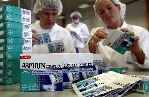 Aspirina fuciona igual que anticoagulante warfarina en pacientes