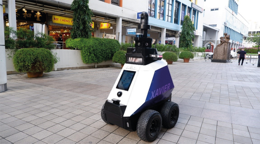 Robots policías vigilarán las calles de Singapur