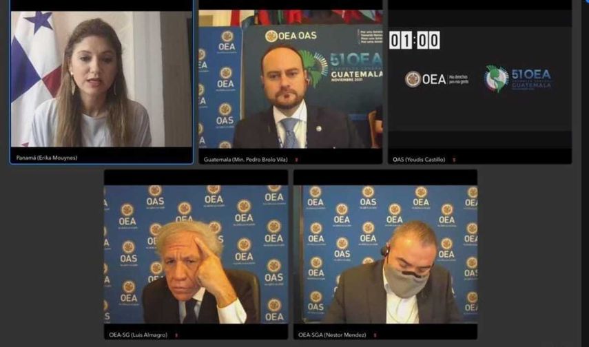 Canciller Mouynes hace un llamado a una acción multilateral involucrada en la solución de los problemas.