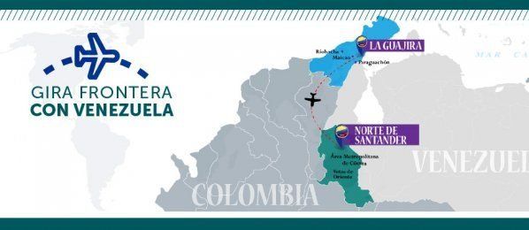 Canciller colombiano visita la frontera para evaluar migración venezolana