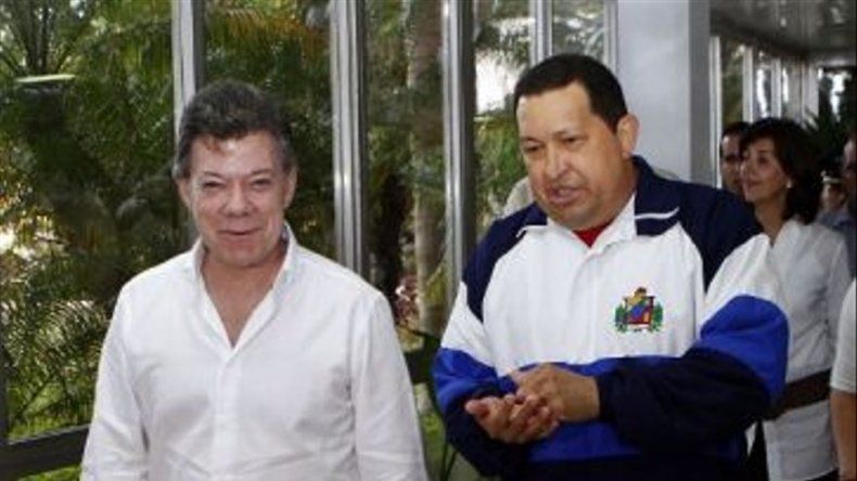 Santos destaca papel de Chávez en paz colombiana y desea se recupere