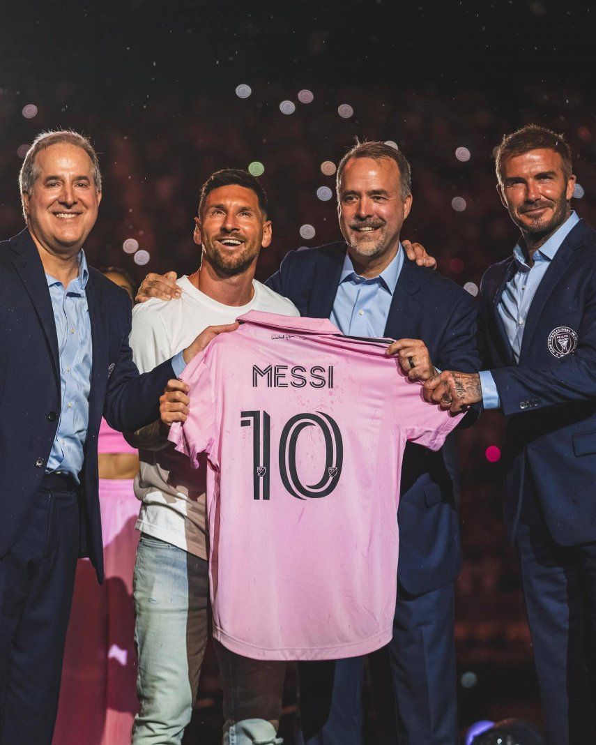 Presentación de Lionel Messi como jugador del Inter de Miami.