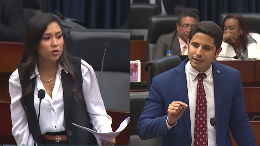 Encuentro entre diputado Barboni y diputada Chong en la Asamblea Nacional.