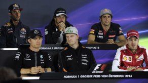 FIA confirma sanción de 20 puestos a Alonso y 10 a Ricciardo