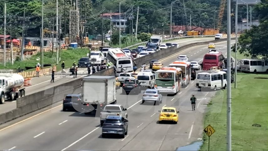 Reportan accidente de tránsito en el Corredor Nort