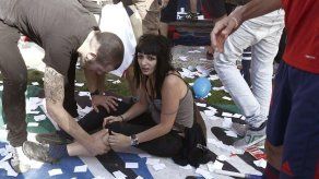 Unos cuarenta heridos en una avalancha en el estadio del Osasuna