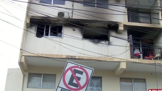 Incendio en La Locería. 