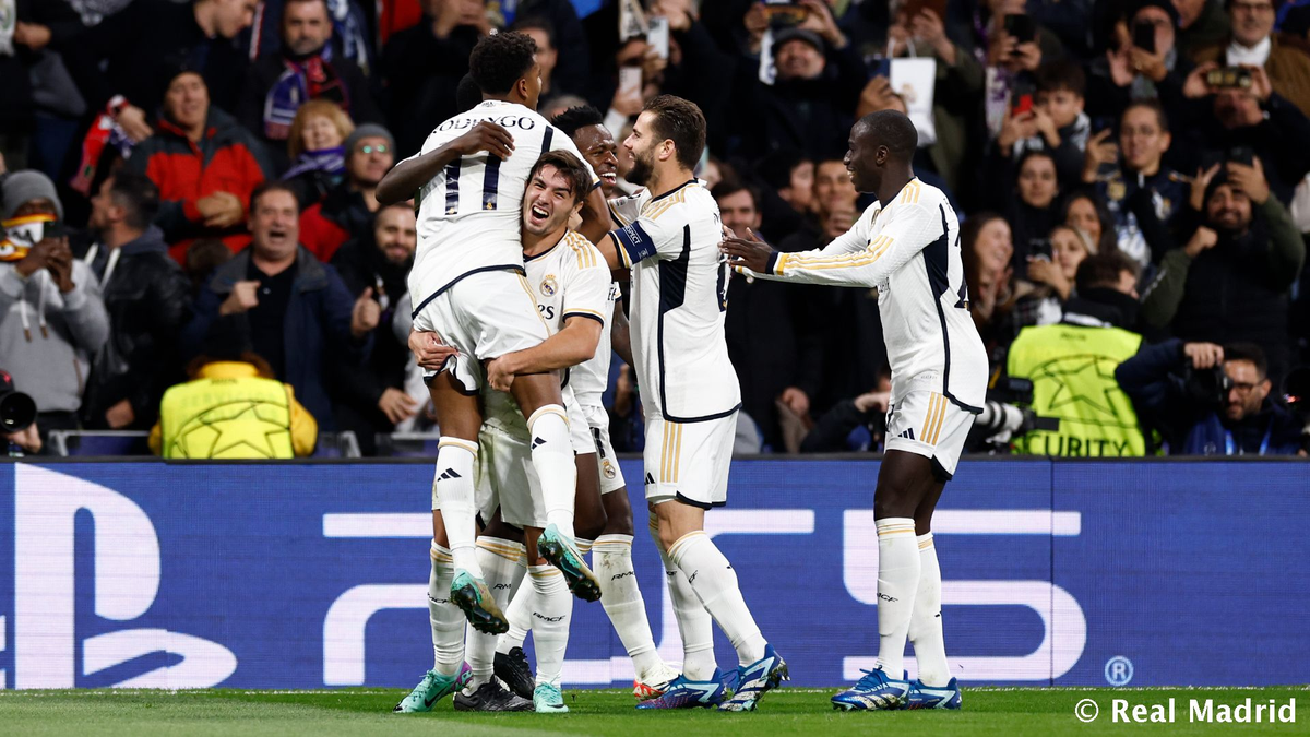 Champions League: El Real Madrid goleó al Braga y avanzó a octavos