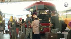 Viajeros comienzan a desplazarse hacia el interior del país por carnavales