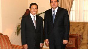 Torrijos recibe a canciller de Taiwán