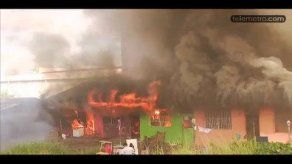 Incendio en Pueblo Nuevo consumió barraca