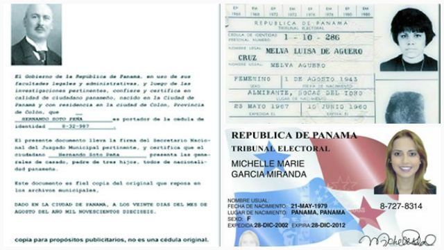 Ejemplo De Cedula Panamena 4141