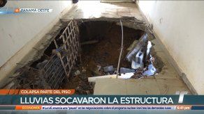 Parte de la estructura de una vivienda en Arraiján colapsa por la mala disposición de la servidumbre pluvial