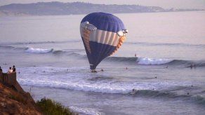 Viaje romántico en globo termina mal en California