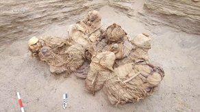 Hallan restos humanos de 800 años de antigüedad en Perú