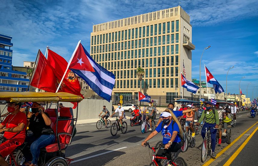 La Habana dijo que las protestas formaban parte de una estrategia de cambio de régimen apoyada por medios digitales anticubanos y financiada por Washington.