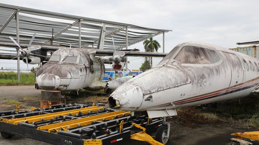 El Aeropuerto de Tocumen reutilizará&nbsp; seis aviones abandonados.