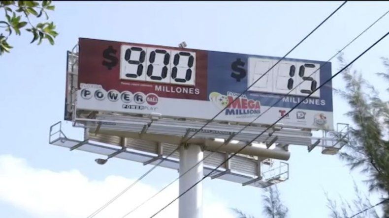 Lotería Powerball de EEUU alcanza récord de 900 millones de dólares