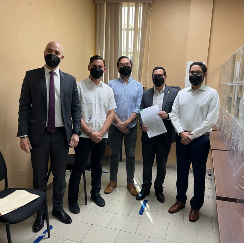 Diputados por libre postulación en la presentación de la acción de inconstitucionalidad.