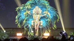 Presentación de trajes de fantasía de Miss Universo, Panamá lució el Zaratí