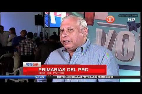 Velásquez califica de positiva participación del 15% en primarias PRD
