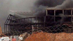 Incendio en obras de estadio del Mundial Brasil-2014