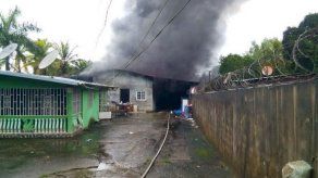 Incendio en vivienda ubicada en Puerto Pilón-Colón