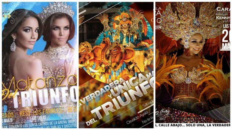 Las tres reinas del Carnaval de Las Tablas celebrarán su triunfo