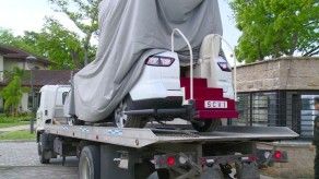 Ya está en Panamá el papamóvil procedente de Colombia Ya está en Panamá el papamóvil procedente de Colombia