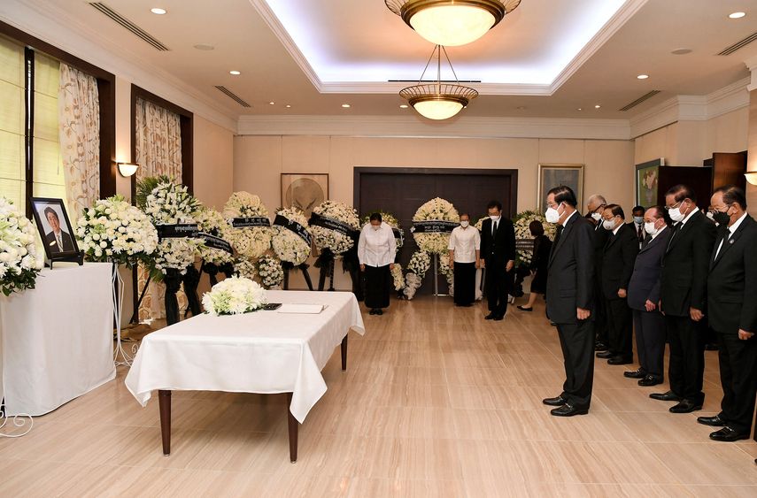 El funeral que congrega a autoridades y empresarios.