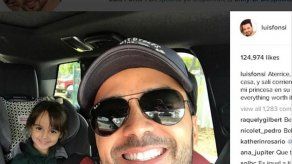 Luis Fonsi recupera el tiempo perdido con su hija Mikaela