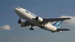 Avión de la empresa Air Transat.