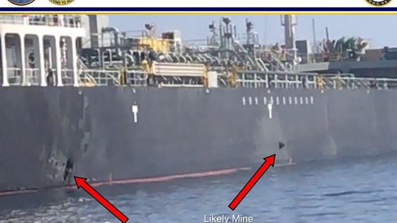 EEUU dice que Irán quitó mina de buque petrolero