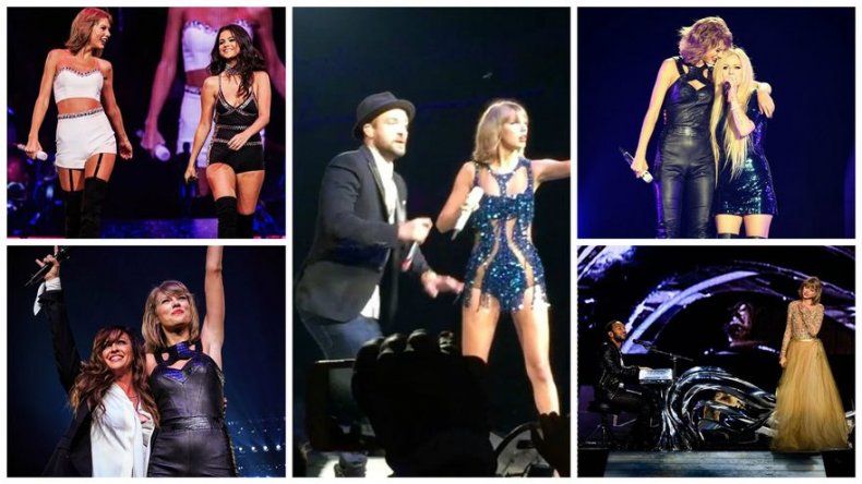 Swift muestra su poder estelar con invitados en gira