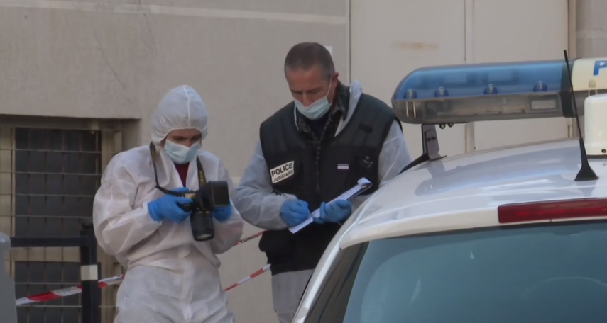 Escena donde se registró el ataque.