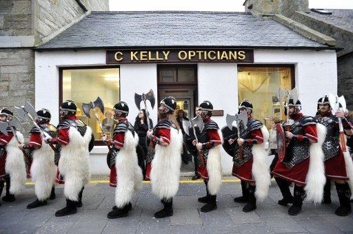 Festival vikingo Up Helly Aa