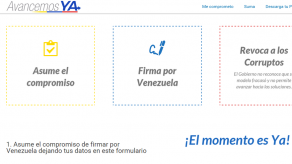 Capriles lanza web para recoger firmas para referendo revocatorio de Maduro