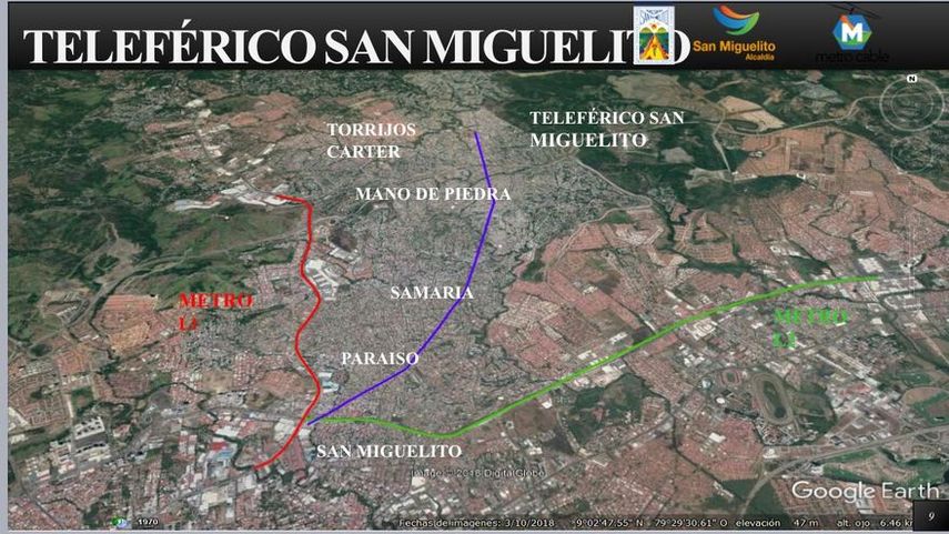 Presentan proyecto de teleférico para San Miguelito
