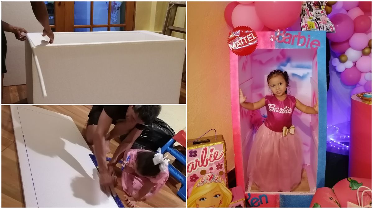 Cómo hacer una caja de Barbie y Ken para festejar el cumpleaños de nuestros  hijos?