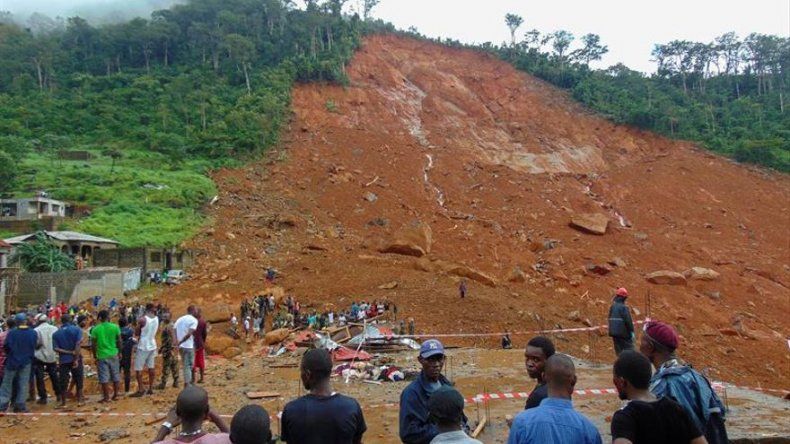 Inundaciones y deslizamientos tierra en Sierra Leona causaron más 400 muertos