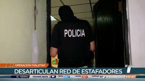 Más de 40 vinculados a red de estafas aprehendidos mediante operación Maleta
