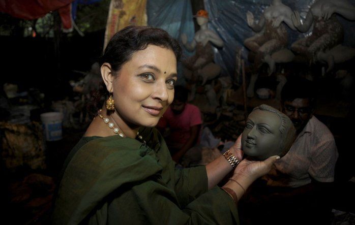 El festival Durga Puja en India